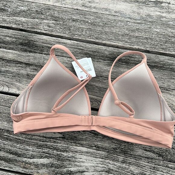 Lululemon Waterside Swim Top C Cup size 8 Pink Clay NWT - Picture 3 of 5